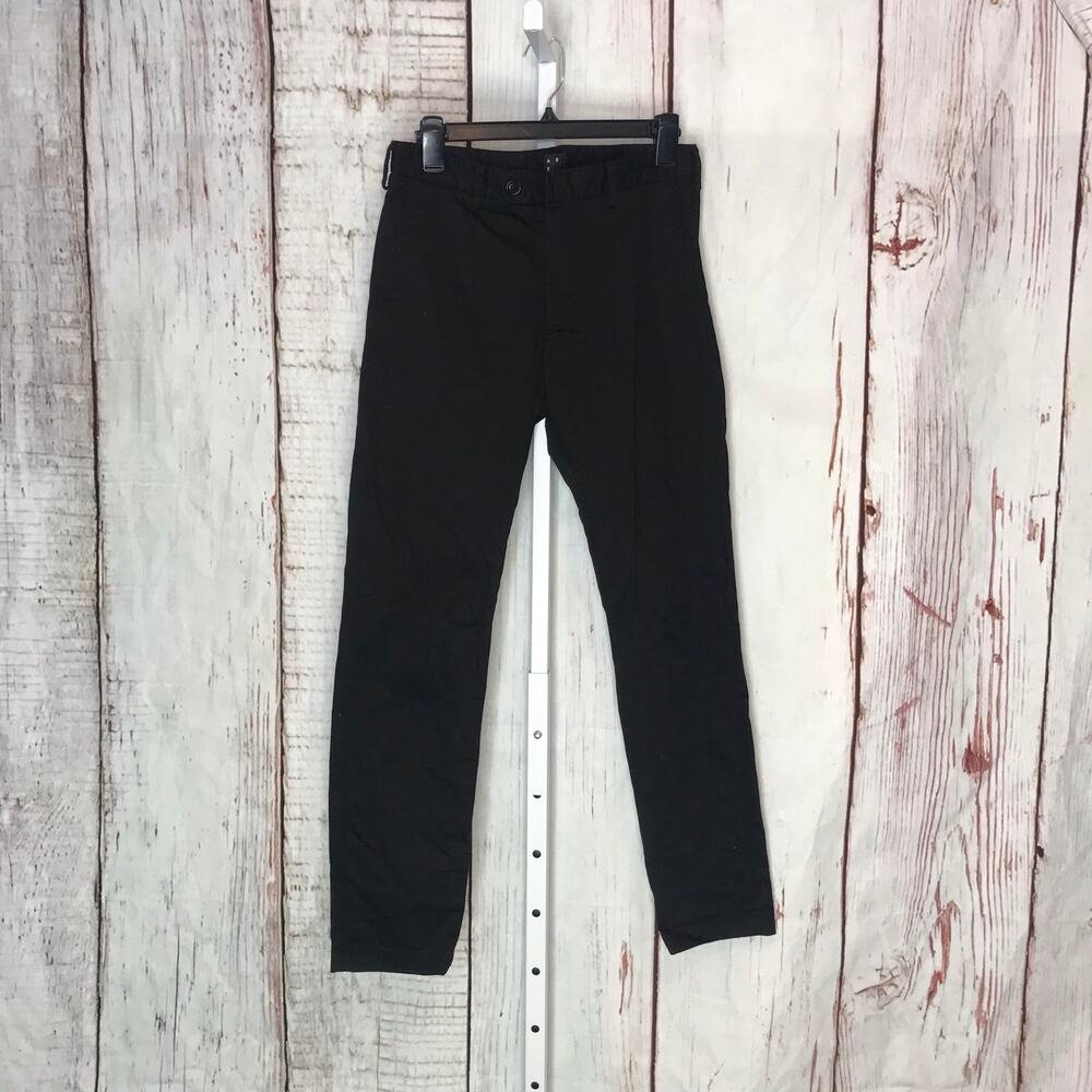 ASKET mens black slim skinny jeans